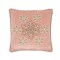 HGTV Home Collection Snowflake Beaded Velvet Pillow, Blush, 14in